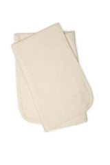 Embossed Diamond Blanket Off White