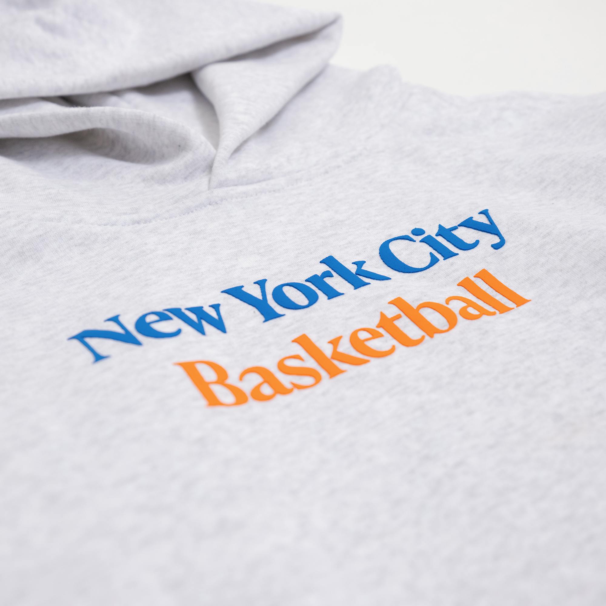Kids Grey New York City Basketball Hoodie