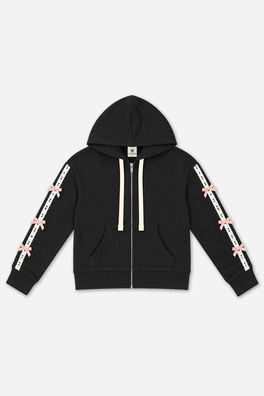 Butter French Terry Drop Shoulder Zip Hoodie