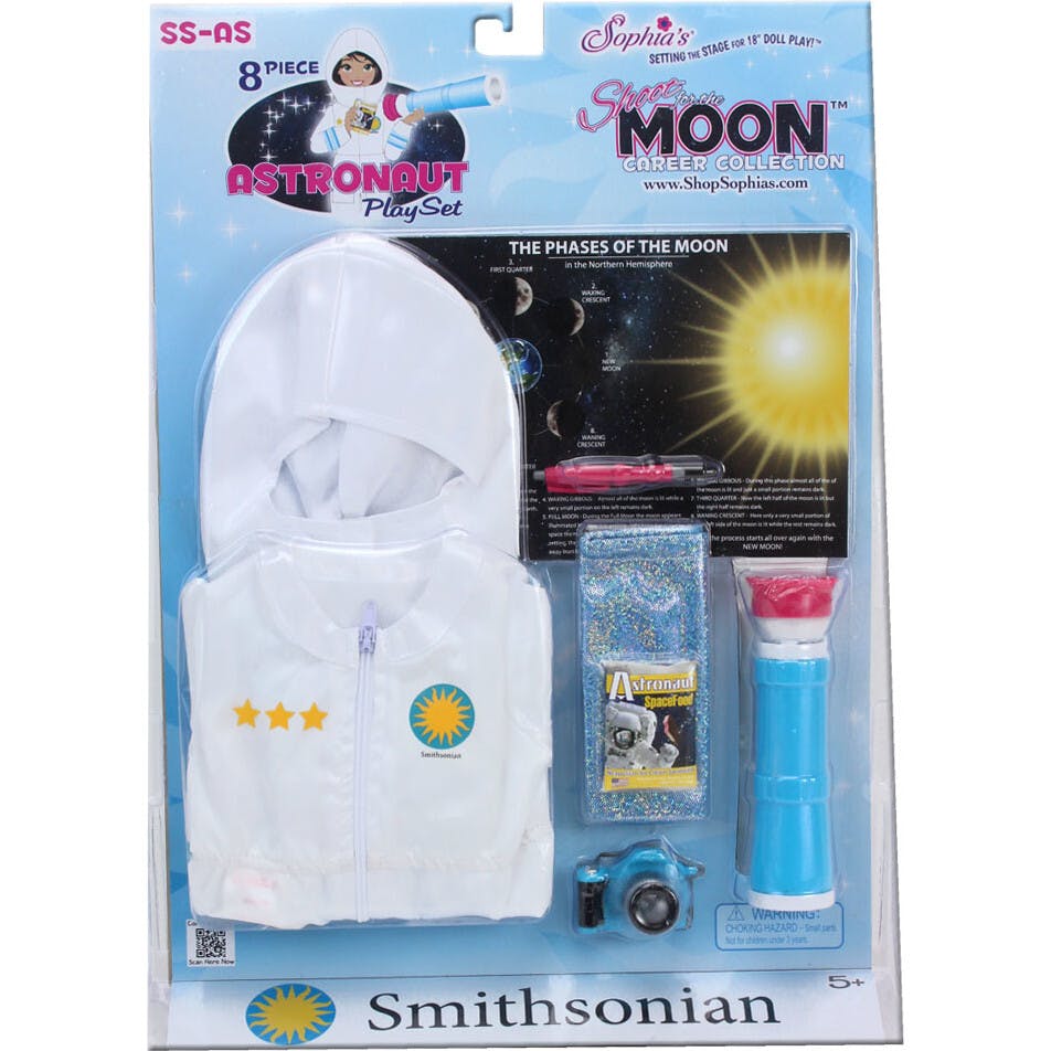 Sophia’s 8-Piece Smithsonian Astronaut Accessories for 18