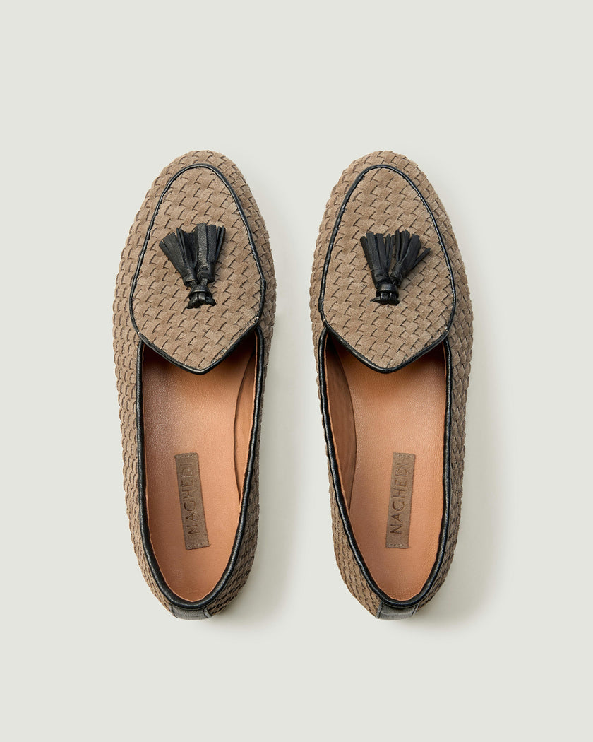 Lucca Belgian Loafer Suede | Cashmere