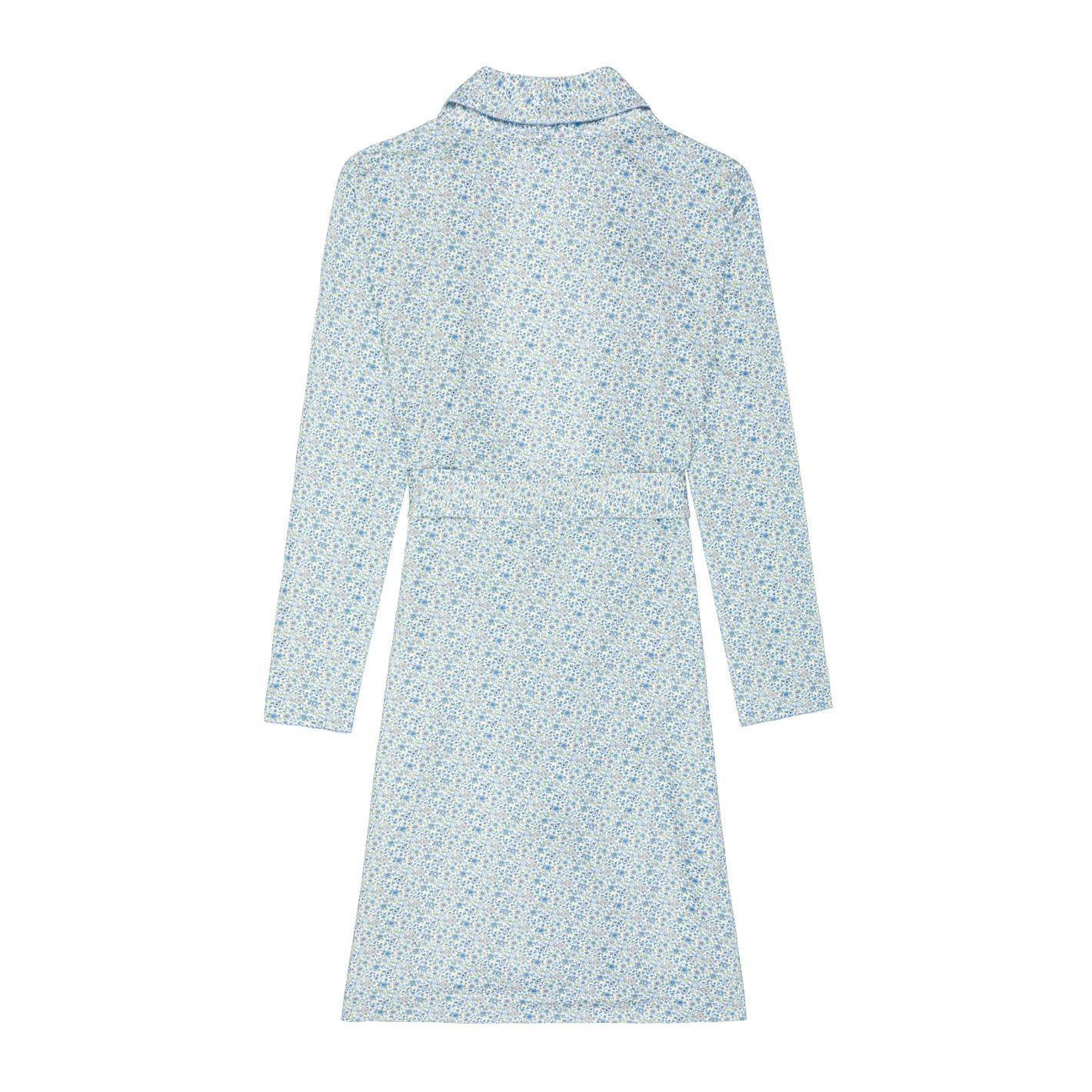 women's slate floral pima robe