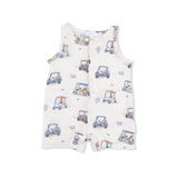 Zooming Golf Carts - Sleeveless Shortie Romper