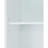 Newport Contemporary Wooden Over-the-Toilet Storage Cabinet with Shelves