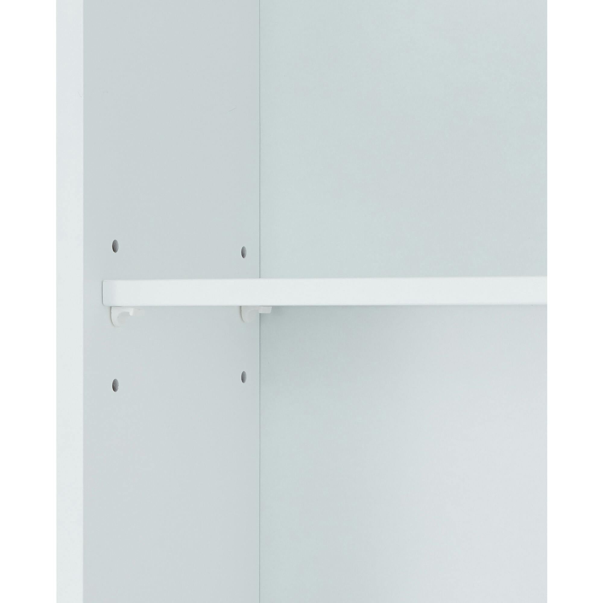 Newport Contemporary Wooden Over-the-Toilet Storage Cabinet with Shelves