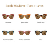 Iconic Wayfarer Ombre | Polarized Sunglasses | Teen | 9-14 Y | Black