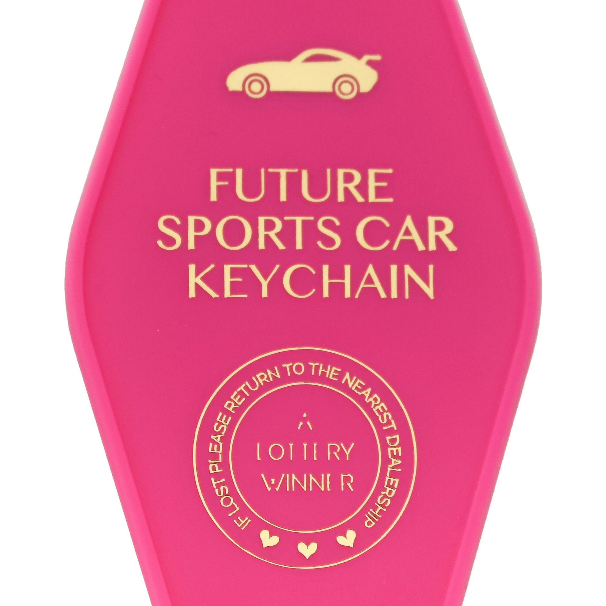 Future Sports Car Keychain