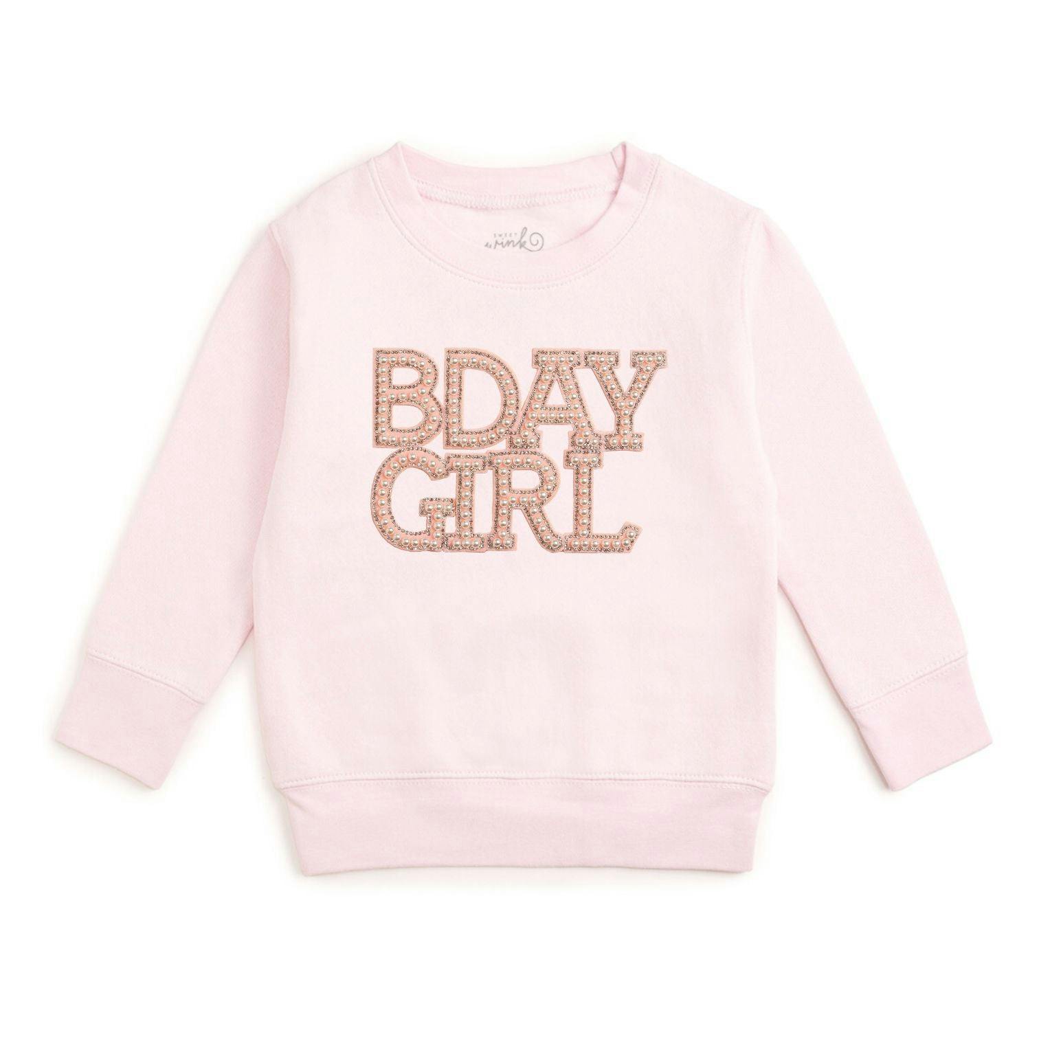Pearl BDay Girl Patch Sweatshirt - Ballet