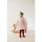 Long Sleeve Henley Dress Nutcracker