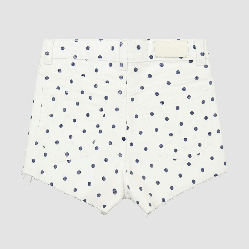 Lucy Shorts High Rise | Marine Dots