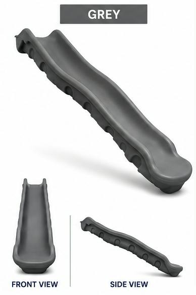Scoop Wave Slide - Multiple Deck Heights & Colors