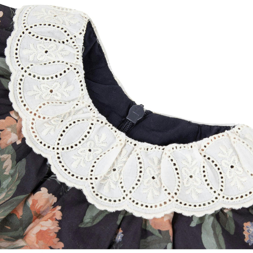 Baby Vintage Embroidered Lace Collar Dress