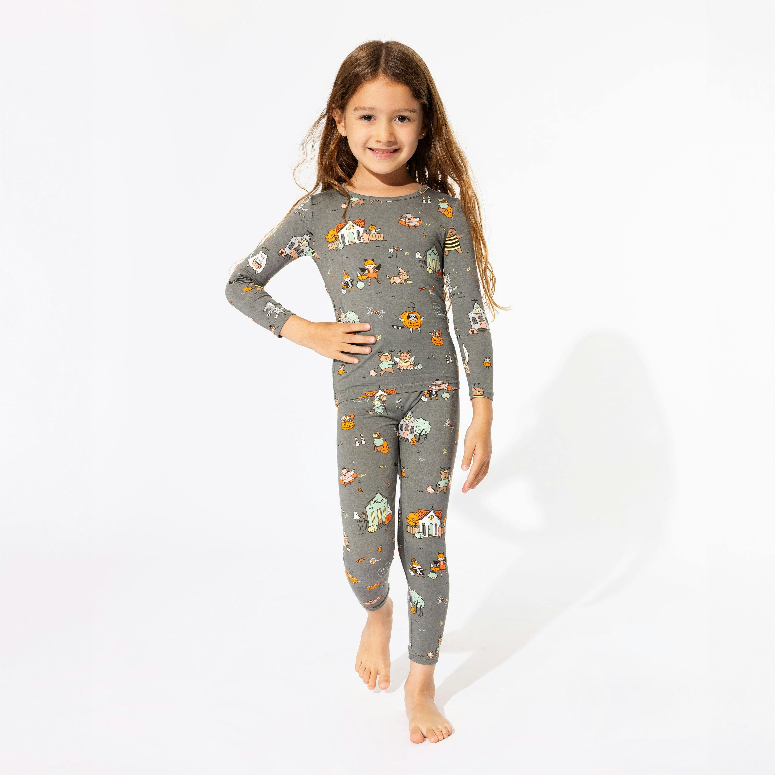 Trick or Treaters Bamboo Kids Pajamas