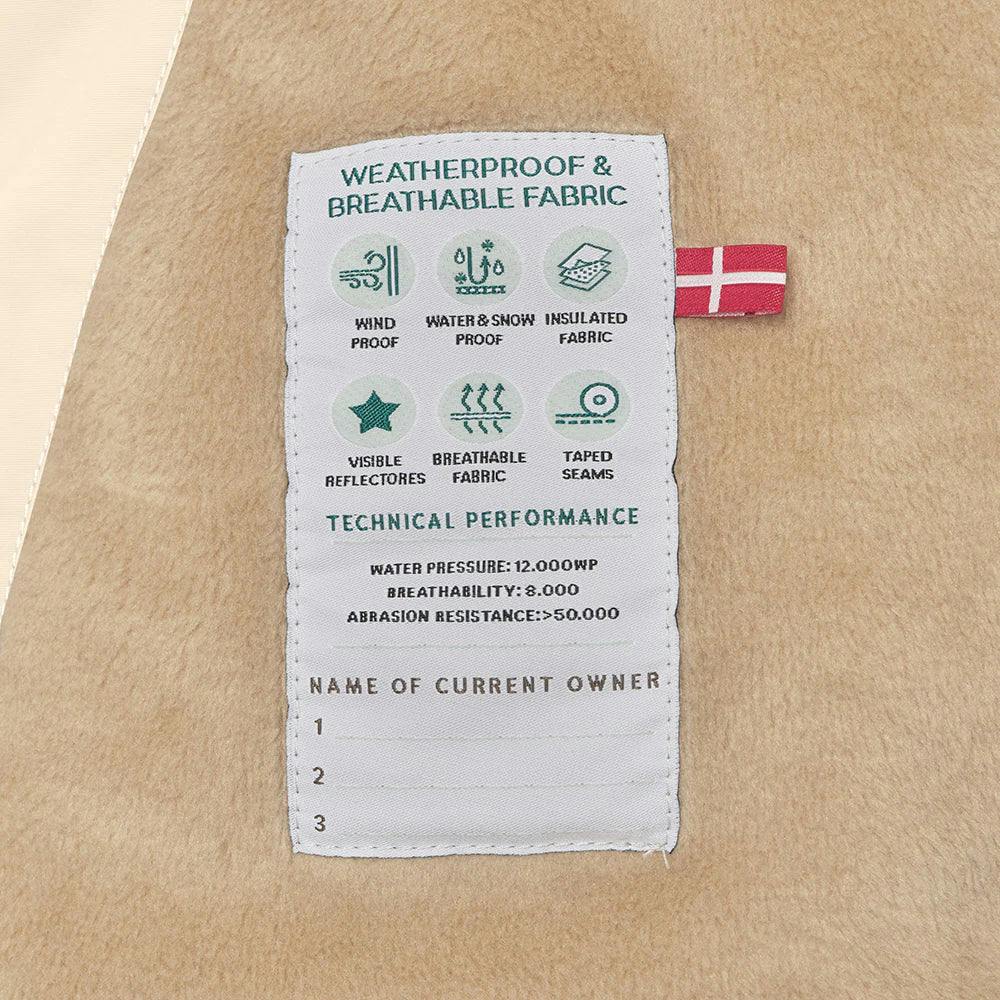 MINI A TURE MATWANG Fleece Lined Winter Jacket - Angora Cream