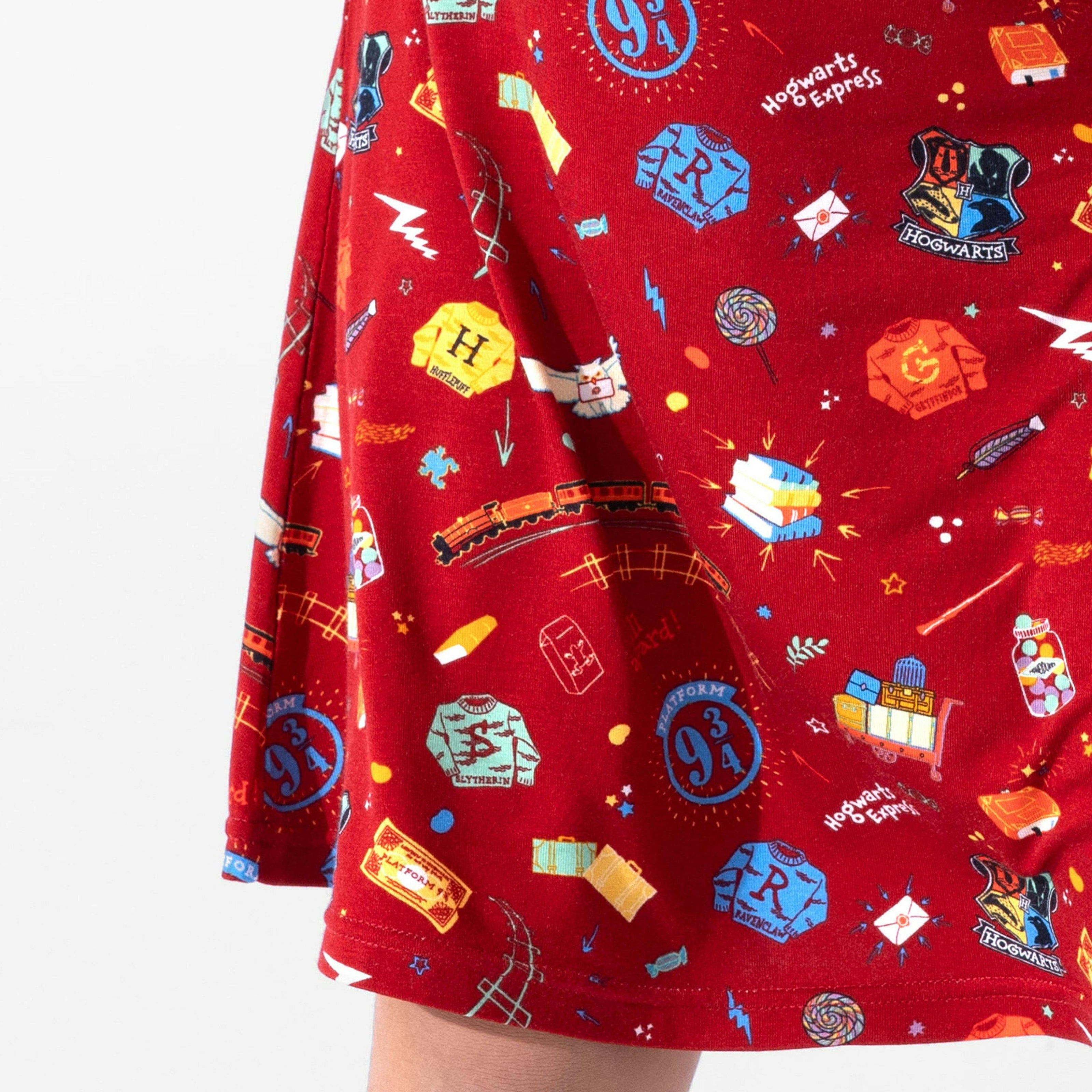 Hogwarts Express Bamboo Girls' Long Sleeve Dress
