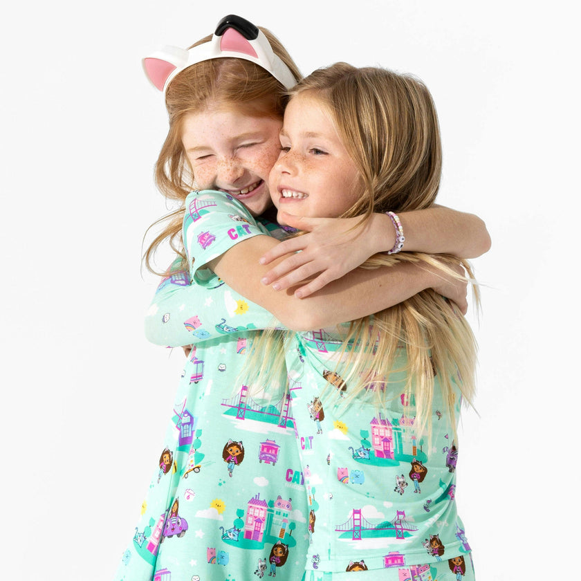 Gabby's Dollhouse: Cat Francisco Bamboo Kids Pajamas