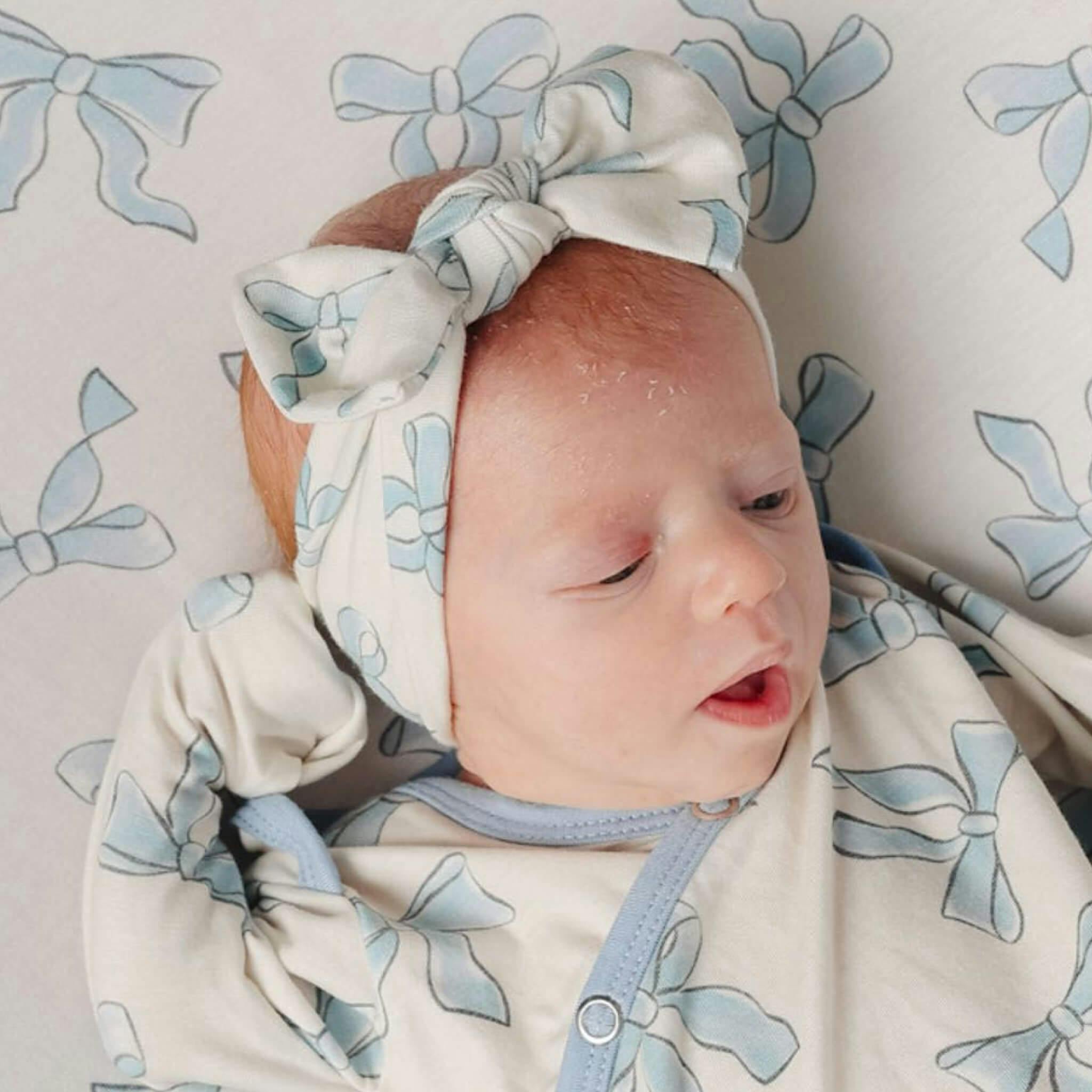 Knit Headband Bow - Daphne