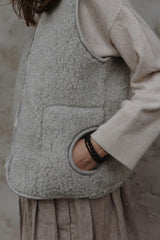 WOMEN'S WOOL VEST WITH LINING