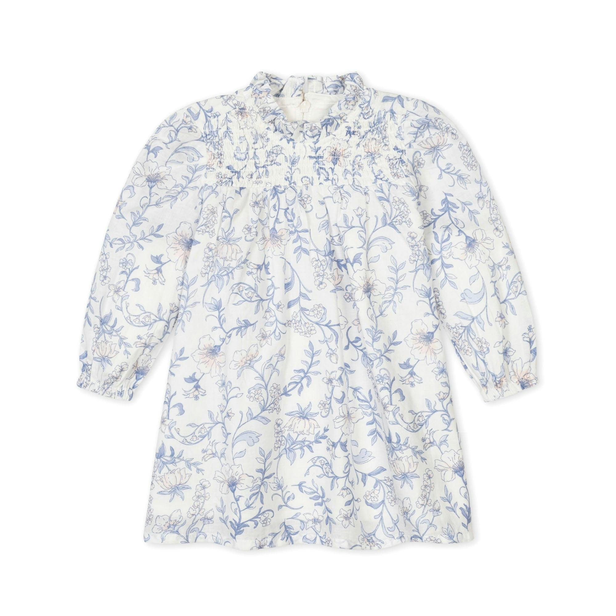 Organic Smocked Yoke Dress