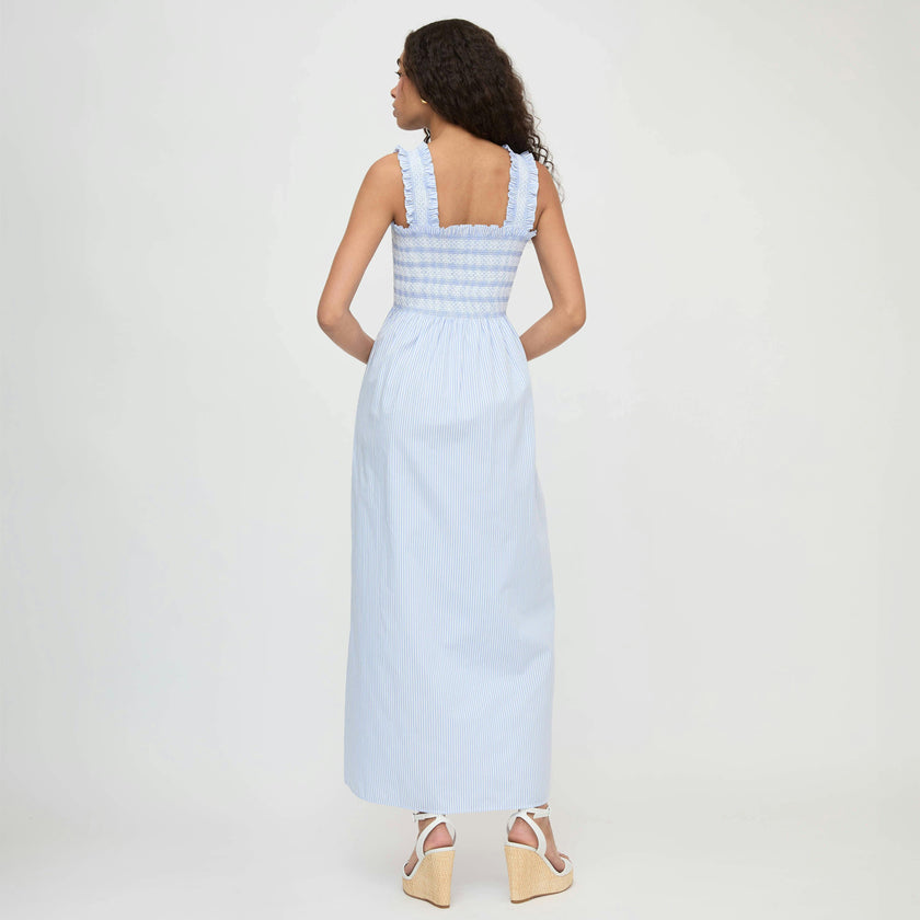 The Ashlyn Nap Dress - Blue/White Stripe