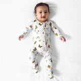 Monarch Butterfly Bamboo Convertible Footie