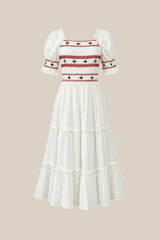 Liesl Dress in White