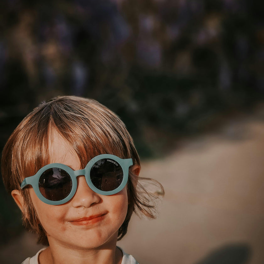 Original Round Sustainable Sunglasses | Bio-Based  Bendable Polarized | Fern