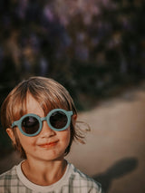 Original Round Sustainable Sunglasses | Bio-Based  Bendable Polarized | Fern
