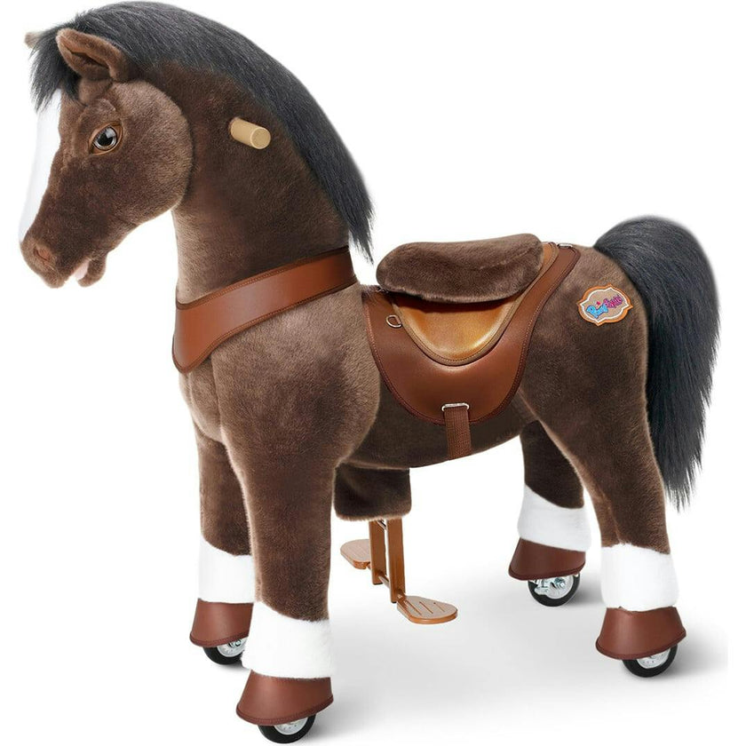 Model Y® Horse Ride-On Toy Age 4–7 – Chocolate Brown