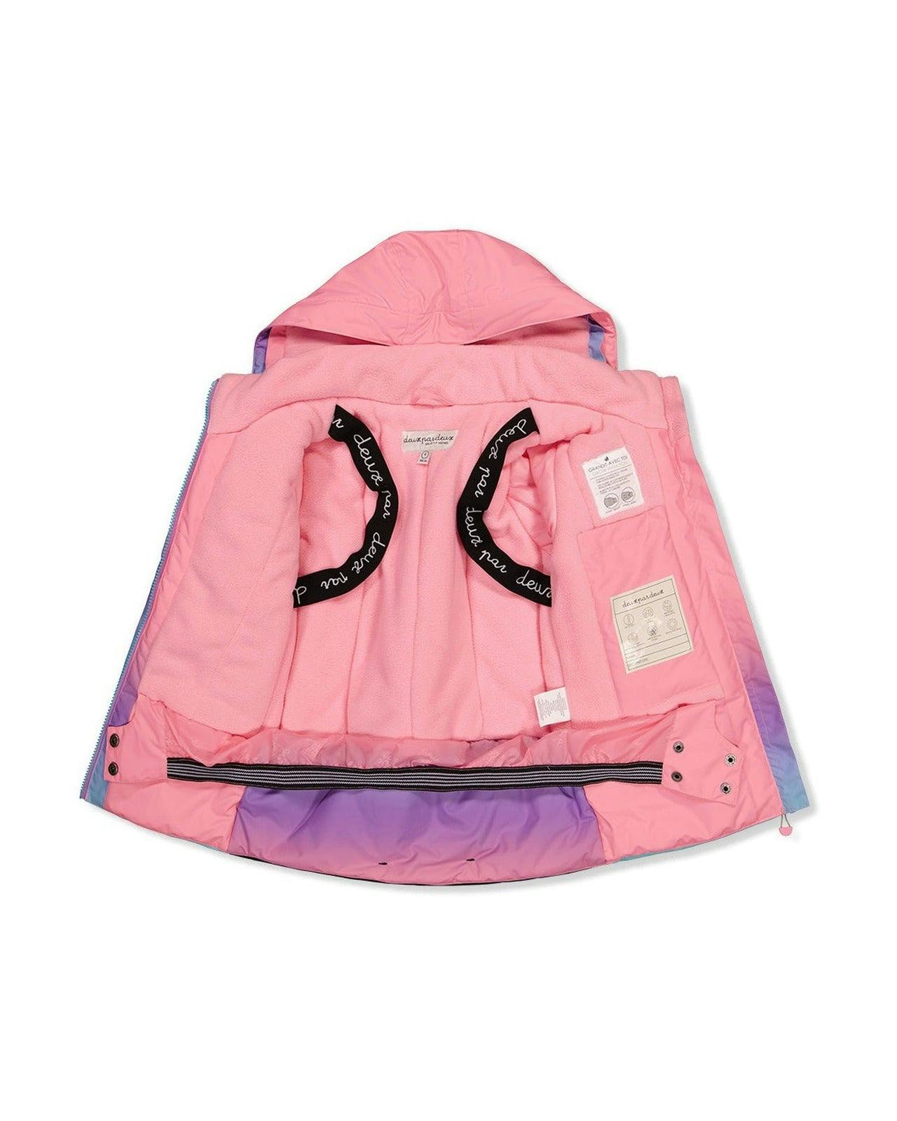 Two Piece Play Snowsuit Pink To Blue Gradient
