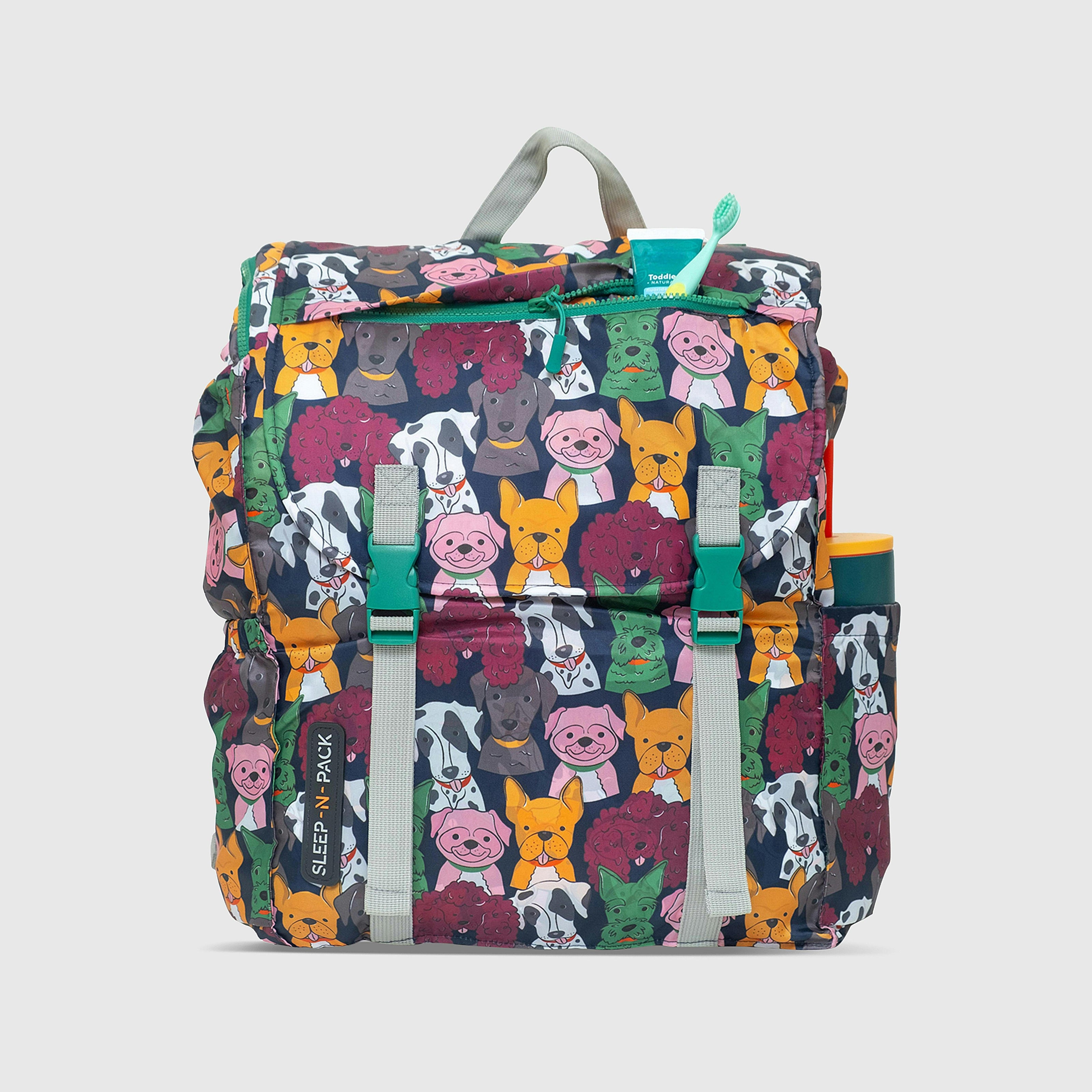 Sleep-N-Pack™ Big Kid Sleeping Bag Backpack – Walter and Friends Print
