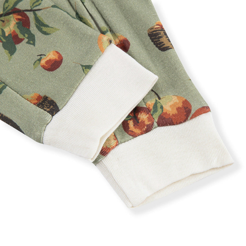 Apple Orchard Organic Cotton Zipper Pajama