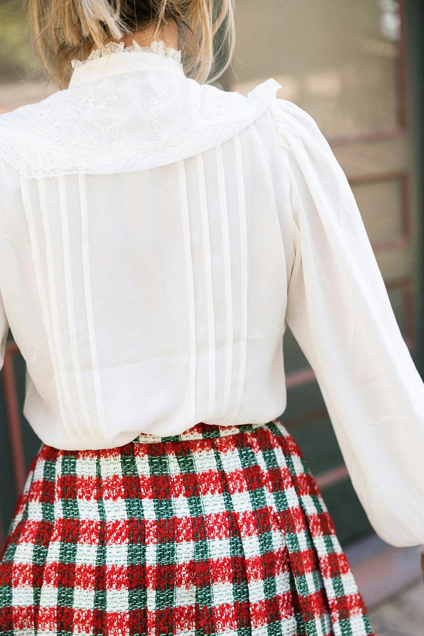 Constance Blouse in Ivory