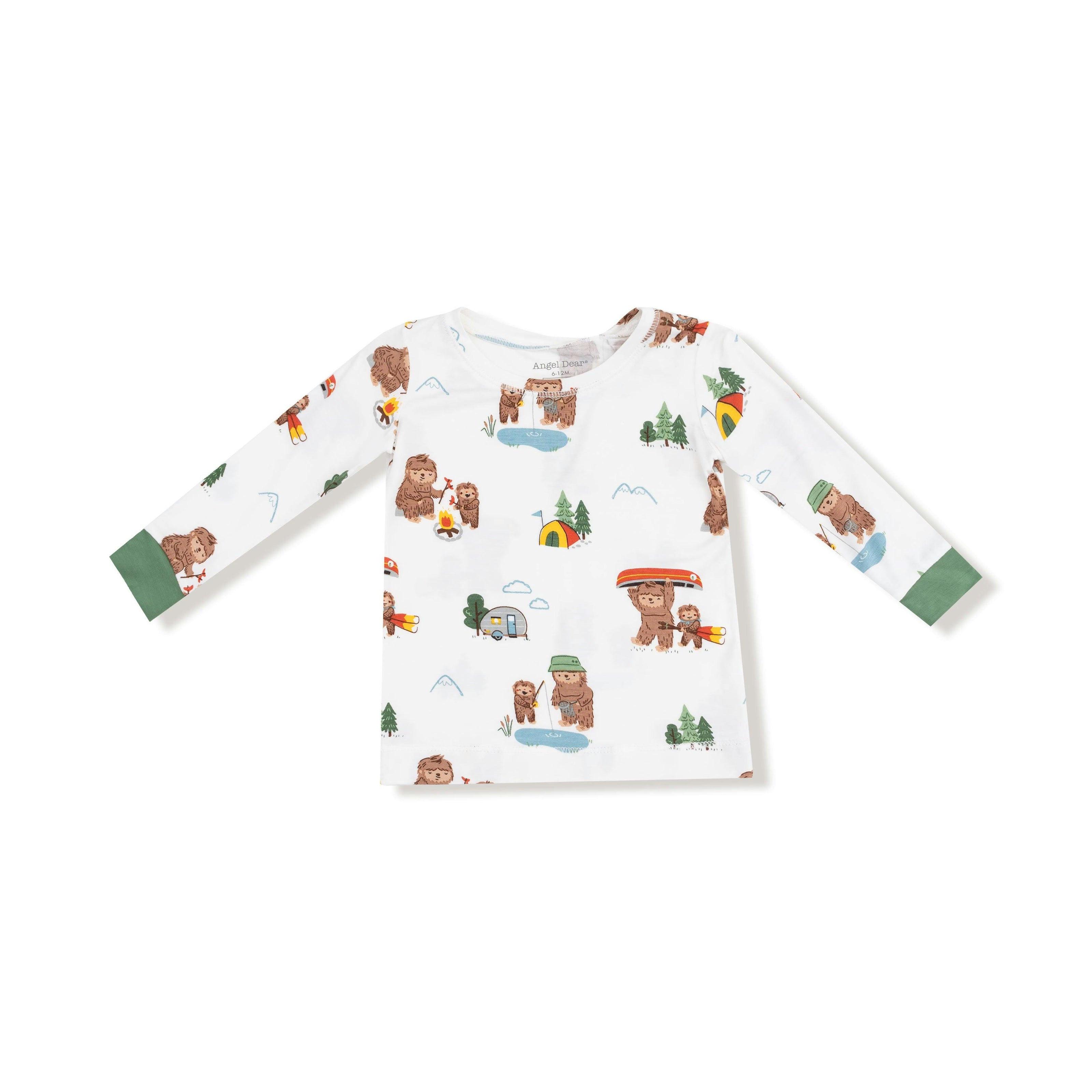 Bigfoot Camping - Long Sleeve Loungewear Set