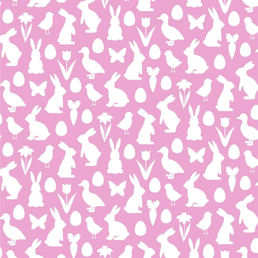 Parker Girls' Zipper Pajama - Easter Time Pink