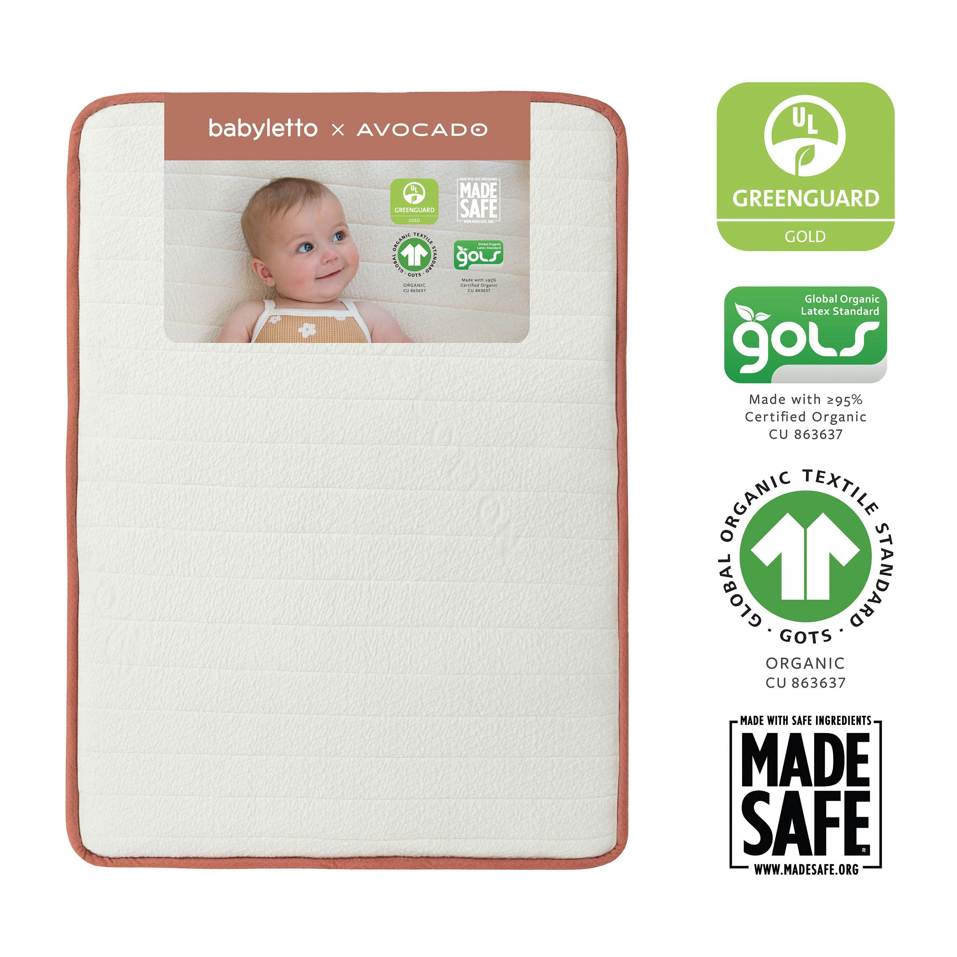 Babyletto babyletto x Avocado Organic Mini Crib Mattress