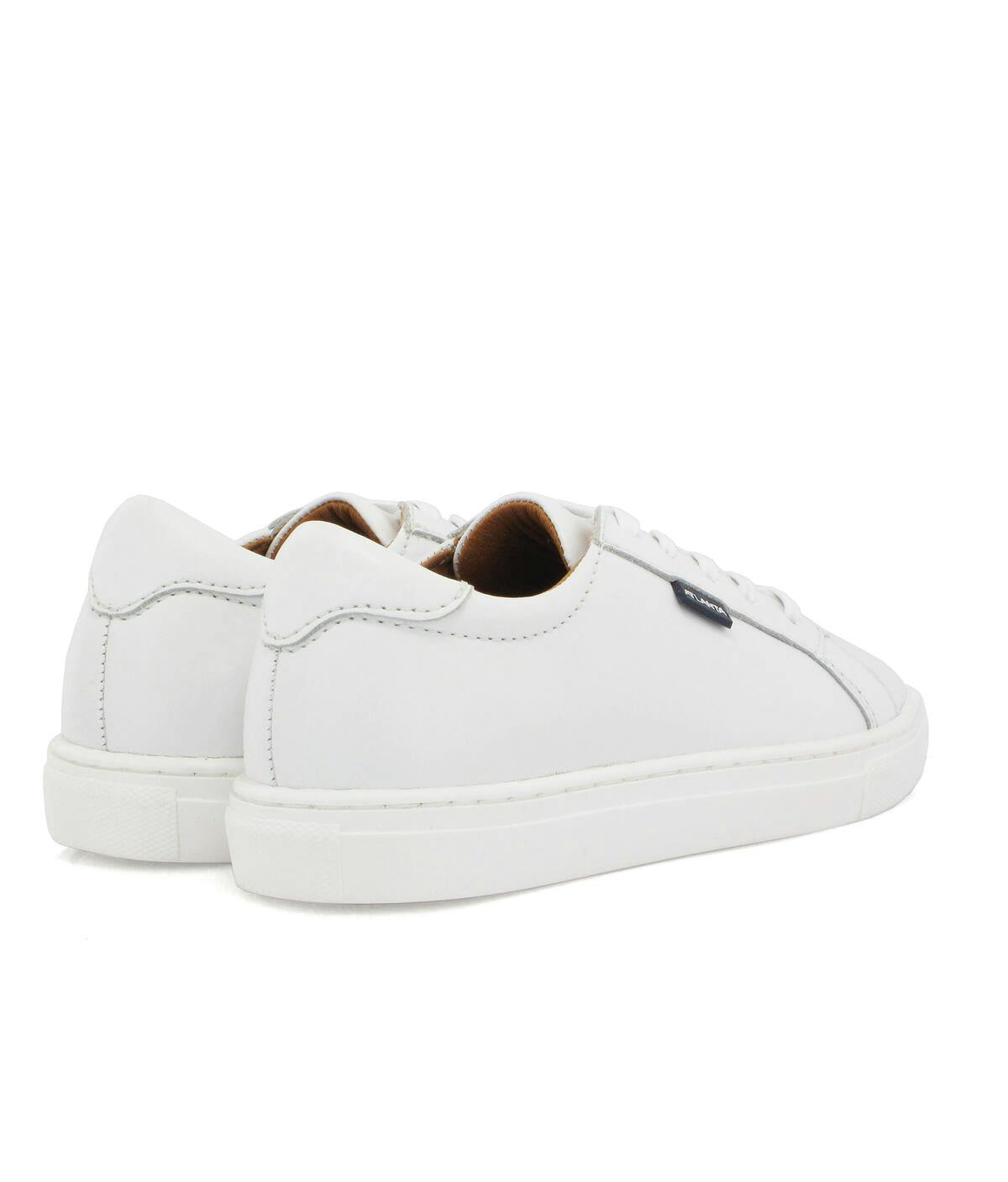 Laces Sneakers - white smooth
