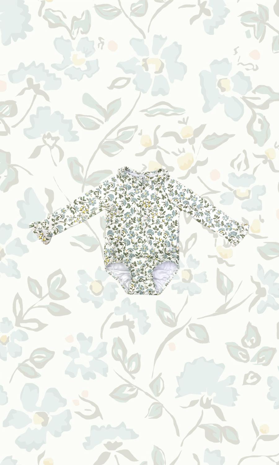 Jane Suit in Mimosa Flower Cream