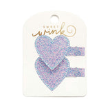 Blue Heart Clip Set