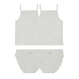 Pointelle Girls Underwear Set