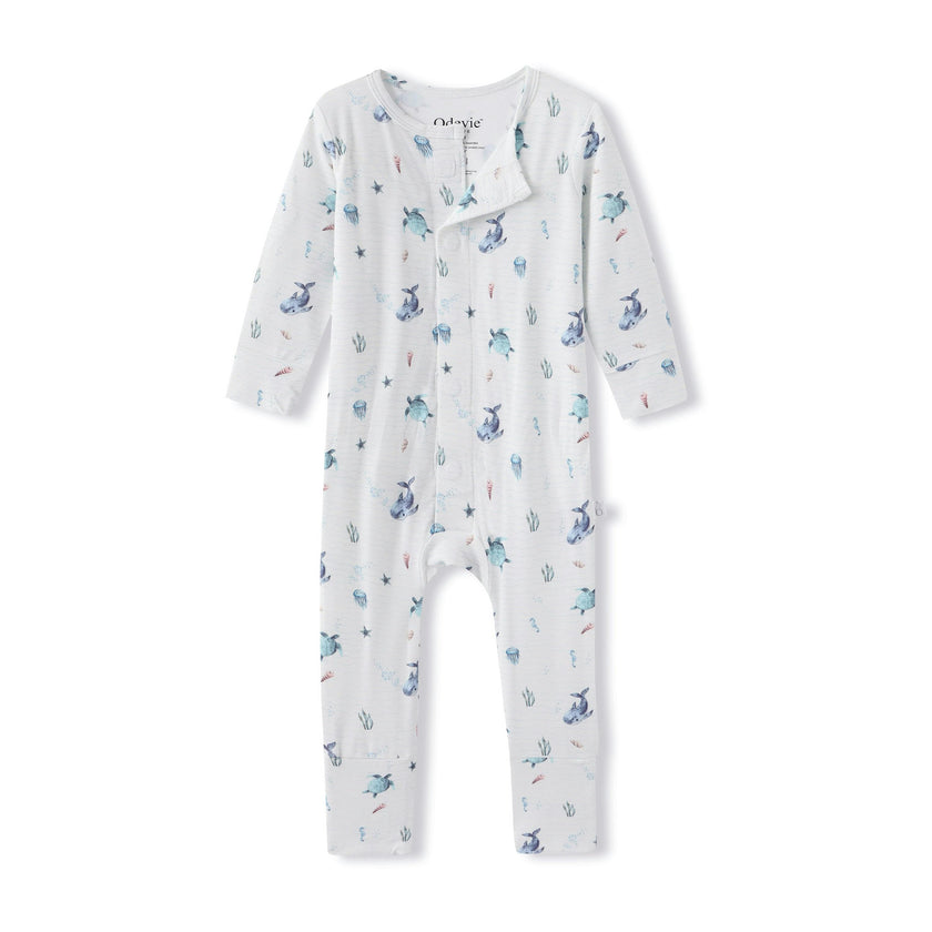 Bamboo Baby Pyjama Sleepsuit - Le Bleu
