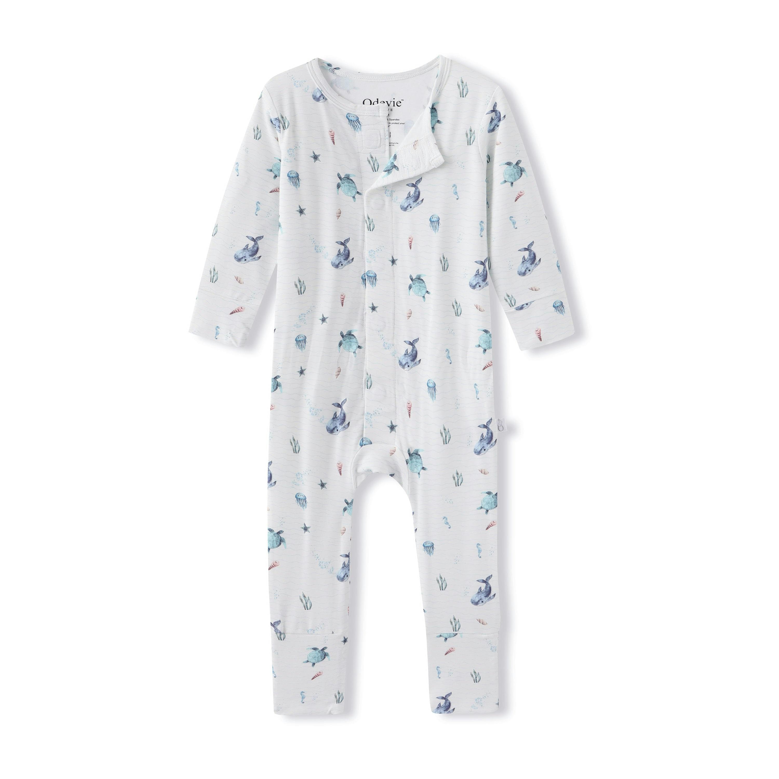 Bamboo Baby Pyjama Sleepsuit - Le Bleu