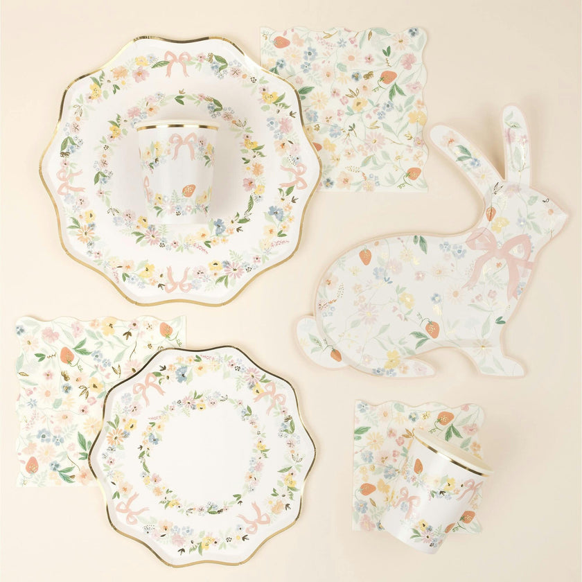 Elegant Floral Side Plates