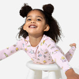 Easter Pink Bamboo Kids Pajamas