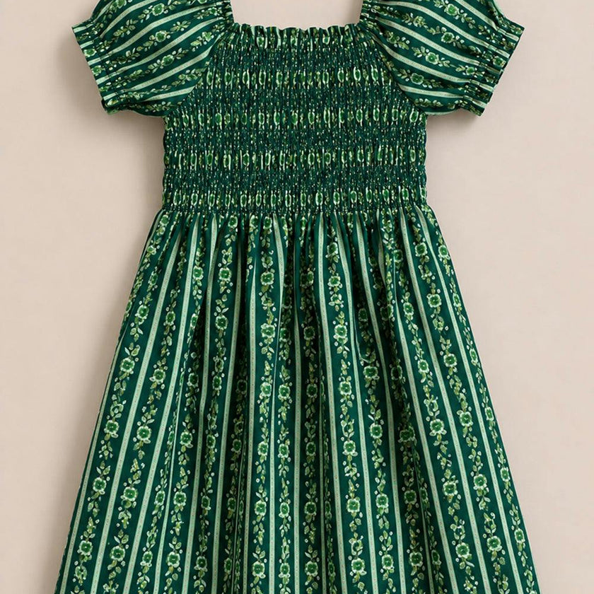 Mini Sunday Best Dress in Pine Felicity Floral