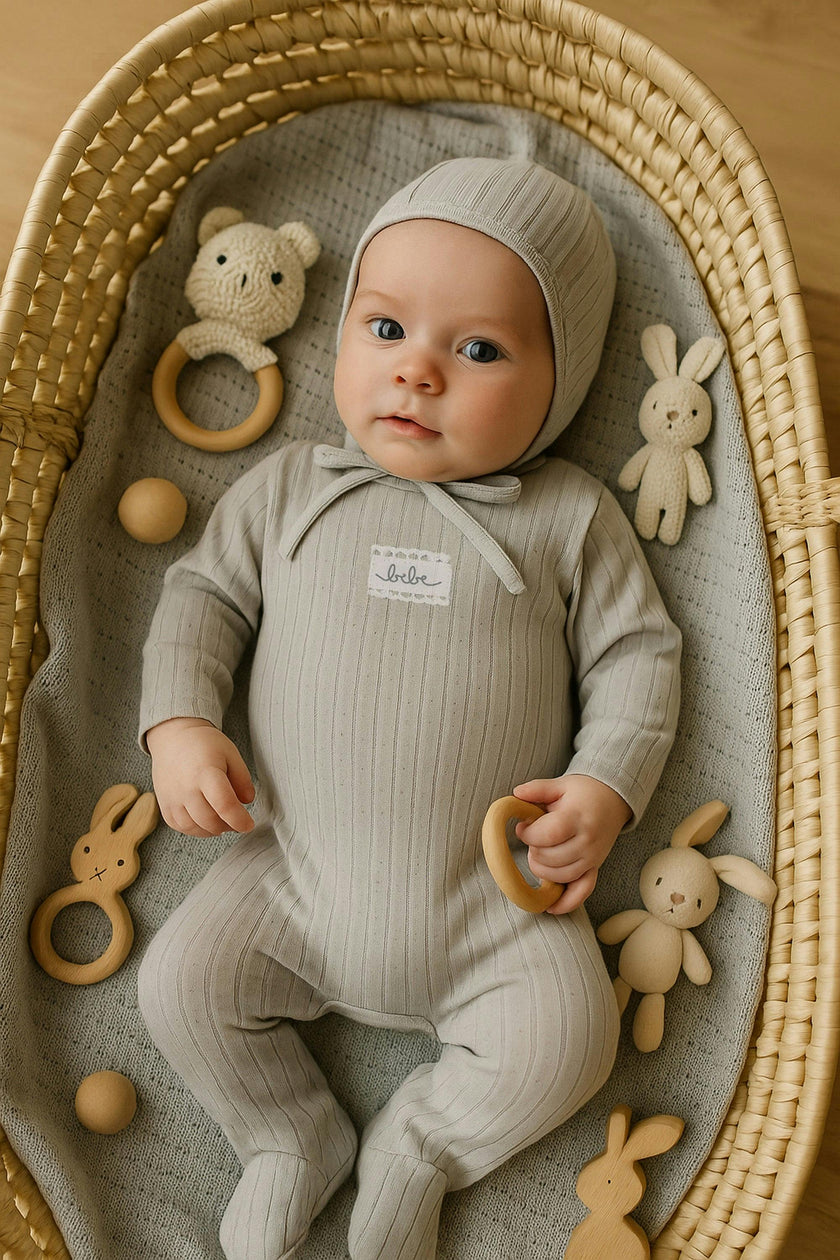 Bebe Pointelle Footie