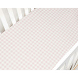 Picnic Gingham Crib Sheet