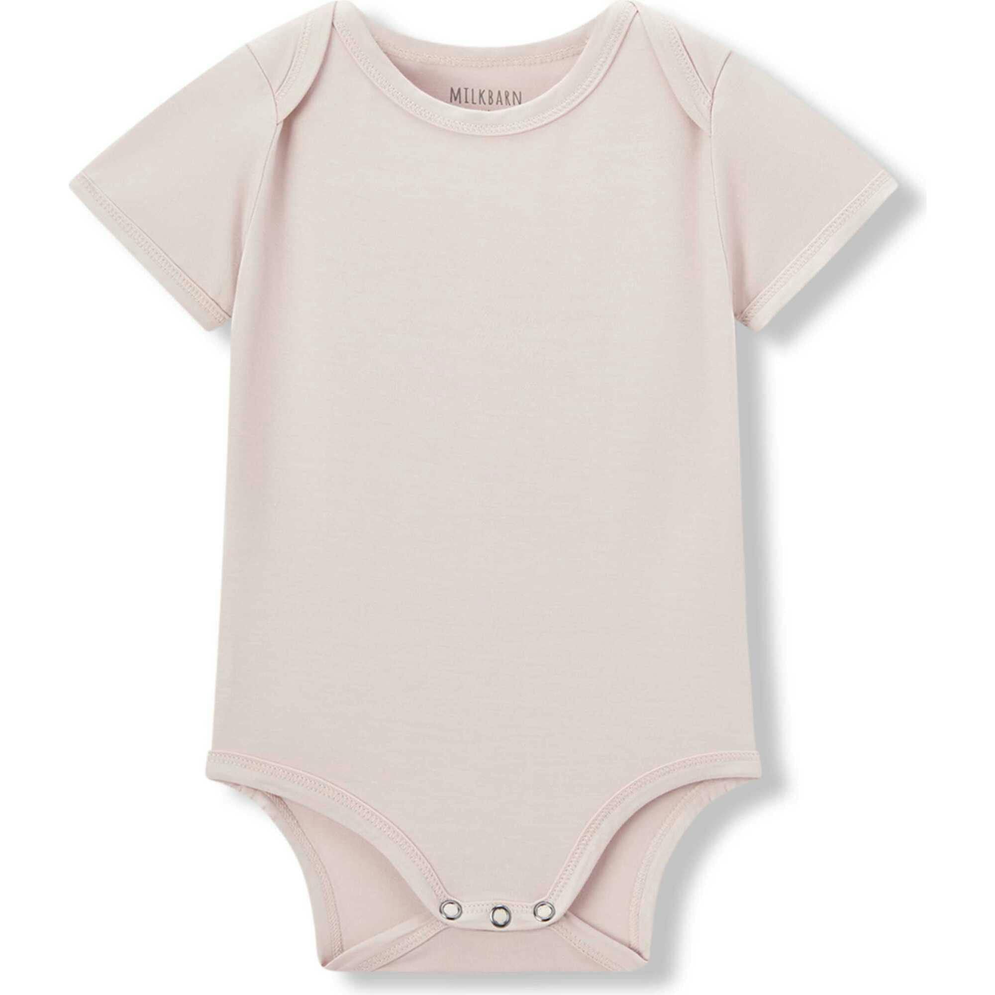 Sepia Rose Luxe Solid Short Sleeve One Piece