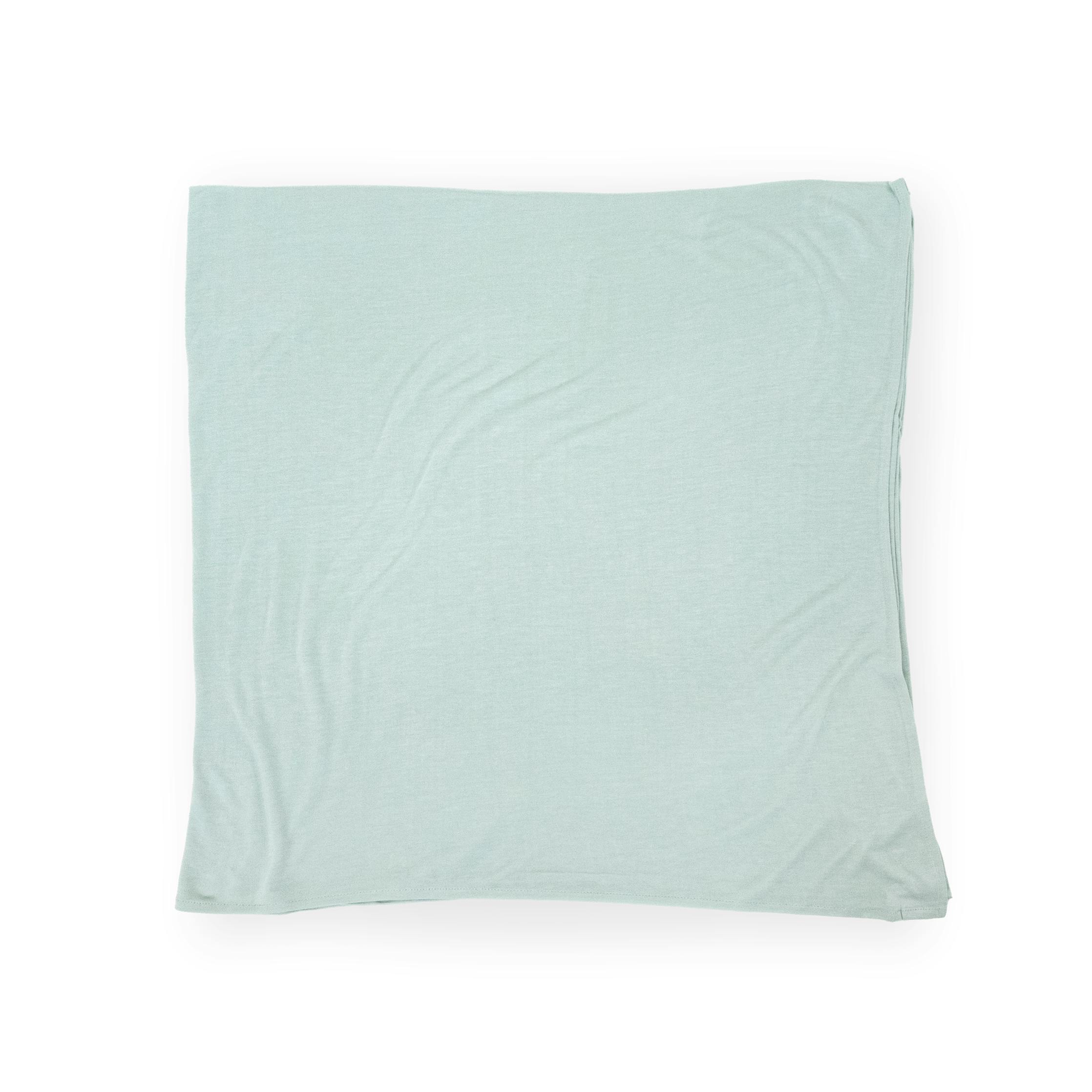 Stretch Knit Swaddle Blanket 2 Pack - Frost Green