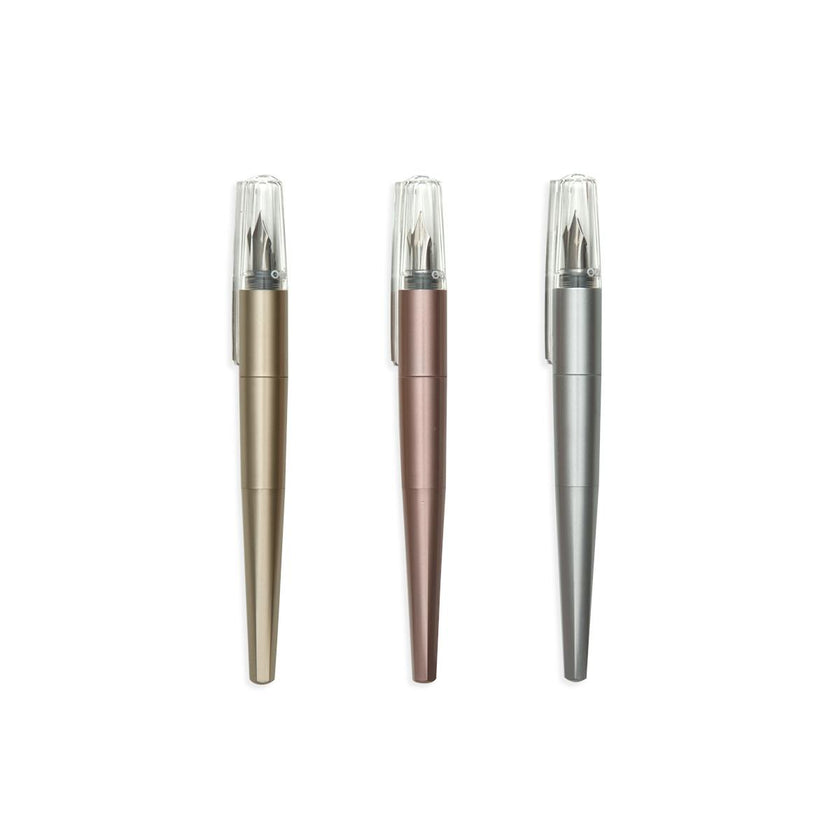 Modern Script Fountain Pens and Journal - Set of 3 60 Pages
